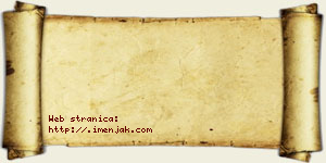 Josip Stojaković vizit kartica